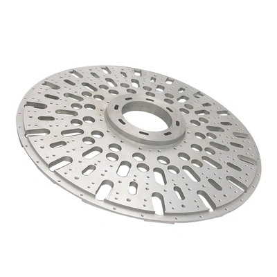 A10 Special Flange Base CNC Machined Passivated Stainless Steel Silver Finish