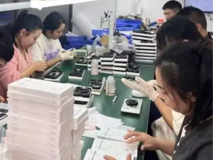 Product being assembled