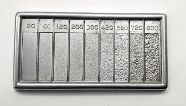 Comparative Surface Roughness Illustrated