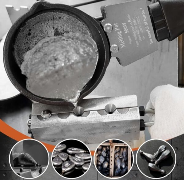 Molten Lead for Casting