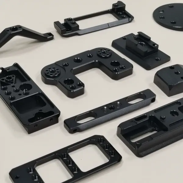 6061 aluminum CNC machined parts with smooth surface finish and precision edges