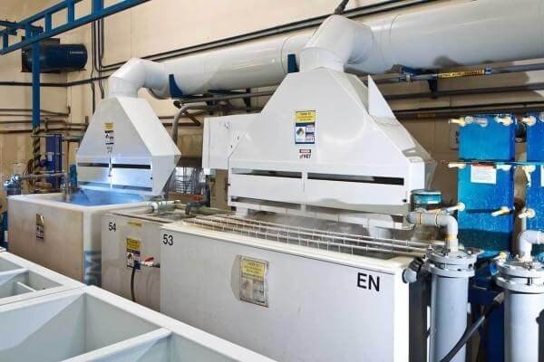 Acid Pickling Tanks with Fume Extraction System