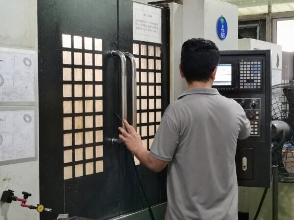 Working On CNC Machine