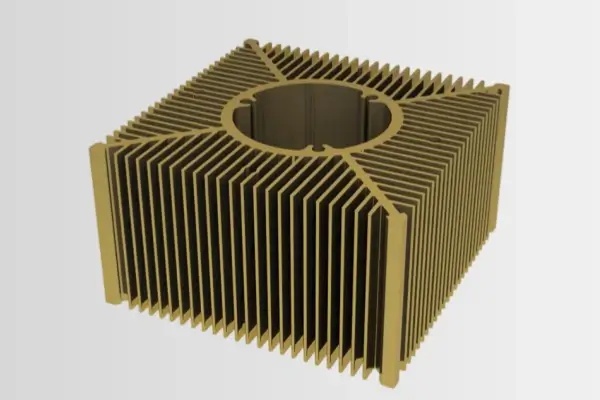 Square Radial Extruded Heat Sinks