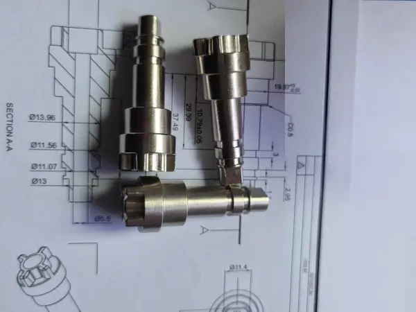 As Machined Precision-Turned-Shaft